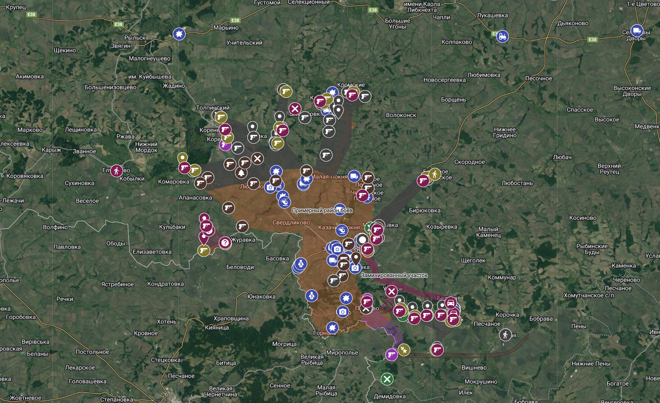 ЗСУ наближаються до Глушкового? Нові карти боїв у Курській області